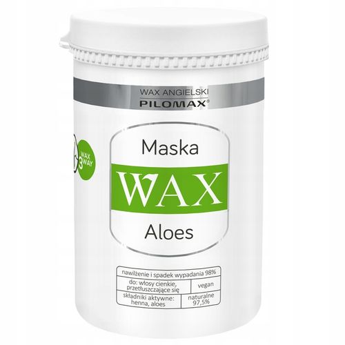 Maska do włosów cienkich przetłuszczających się i na skalp WAX Aloes 480ml na Arena.pl