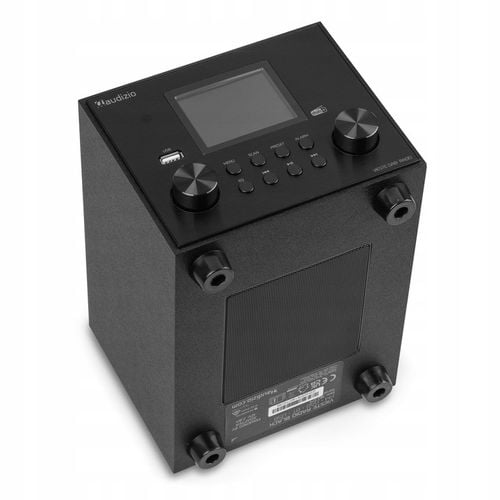 Radio DAB+ tuner FM z subwooferem czarne do kuchni salonu biura na Arena.pl