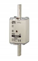 2 x 2 x ETI WKŁADKA TOPIKOWA BEZPIECZNIKOWA ZWŁOCZNA NH1 gG 125A 800V 00418