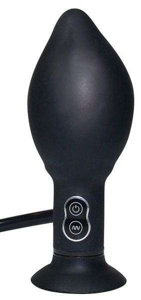 True Black Vibrating Butt Plug zdjęcie 4