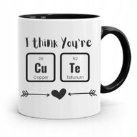 Kubek Czarny Dla Dziewczyny Żony I Think You Are Z Nadrukiem Ze Zdjęciem