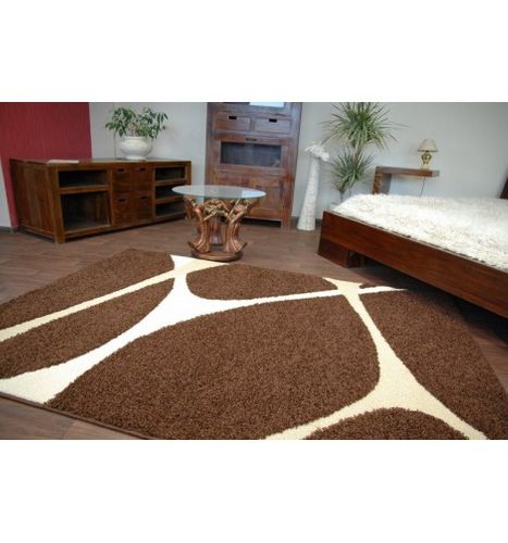 Dywan STRUCTURAL PASCAL ciemny brąz 240x330 cm na Arena.pl