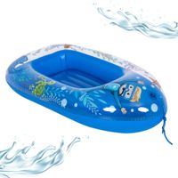 Ponton Łódka Basenowa dla Dzieci Sunclub 105x65cm Dmuchana Niebieska