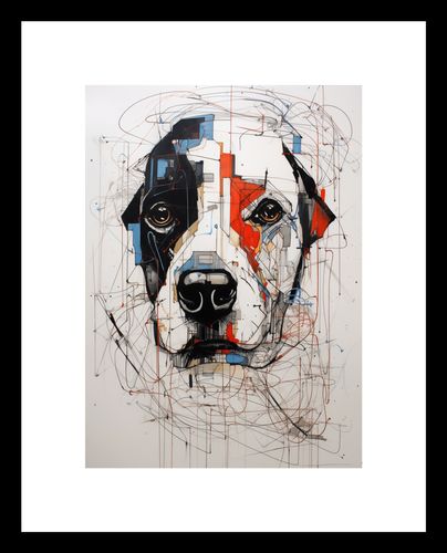 Plakat 13x18cm Przyrysowany Psiak na Arena.pl