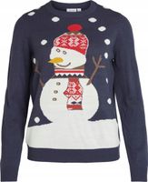 VILA VIJALY L/S CHRISTMAS SNOWMAN KNIT S