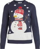 VILA VIJALY L/S CHRISTMAS SNOWMAN KNIT S