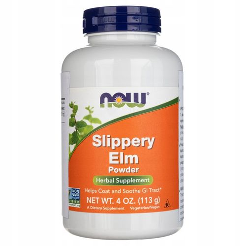 Now Foods Wiąz czerwony (Slippery Elm) w proszku - 113 g na Arena.pl