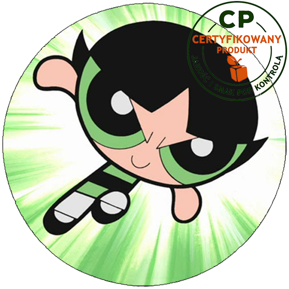 Opłatek na tort Atomówki Brawurka zdjęcie 1