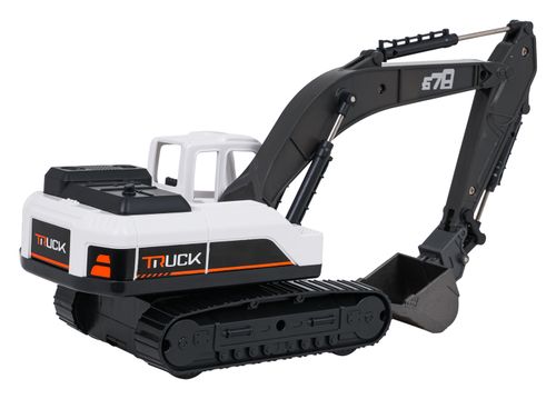 Metalowa Koparka Biała na Arena.pl