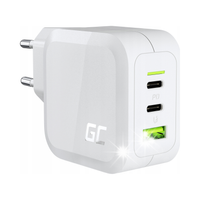 ŁADOWARKA SIECIOWA Green Cell POWERGAN 65W 2xUSB-C 1xUSB-A CHARGC08W