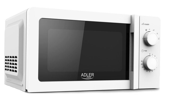 KUCHENKA MIKROFALOWA MIKROFALA WOLNOSTOJĄCA MOCNA MAŁA BIAŁA 20L zdjęcie 4