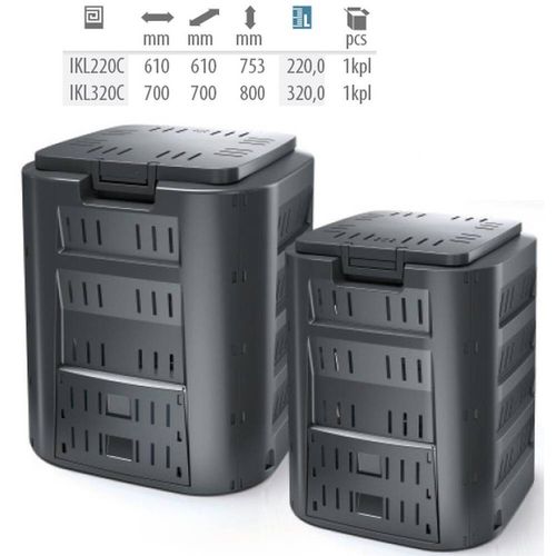 Kompostownik ogrodowy compogreen 220 L prosperplast na Arena.pl