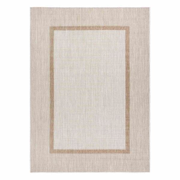 RUG/LU/VINEA/FRAME/CREAM+BEIGE/140x190 zdjęcie 1