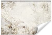 Fototapeta Do Jadalni LIŚCIE Tropikalne Beton Abstrakcja 270cm x 180cm