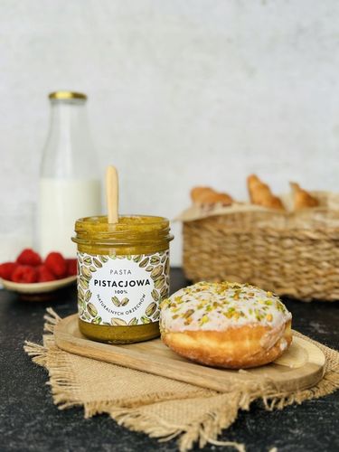 Pasta pistacjowa 250 g - Naturalna, 100% pistacji, krem pistacjowy na Arena.pl