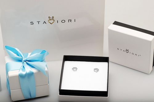 srebrne kolczyki staviori na Arena.pl