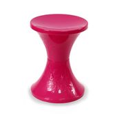 Taboret dziecięcy krzesełko dla dziecka plastikowe ciemno różowe UC824013-01