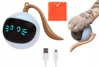 Interaktywna automatyczna piłka dla kota usb I214