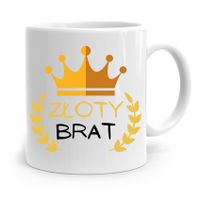 Kubek Prezent Dla Brata Dziecka Złoty Brat Z Nadrukiem Ze Zdjęciem