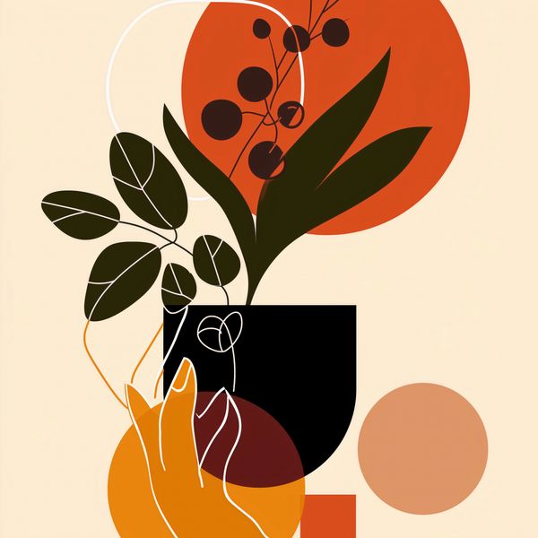 Plakat 80x80cm Dotyk Naturalności zdjęcie 1