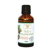 Olej z Zielonej Kawy Nawilża Antyoksydant Ujędrnia Wygładza Skórę 50 ml.