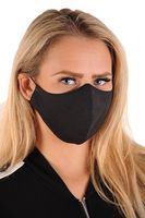maseczka ochronna czarna profilowana 5szt.