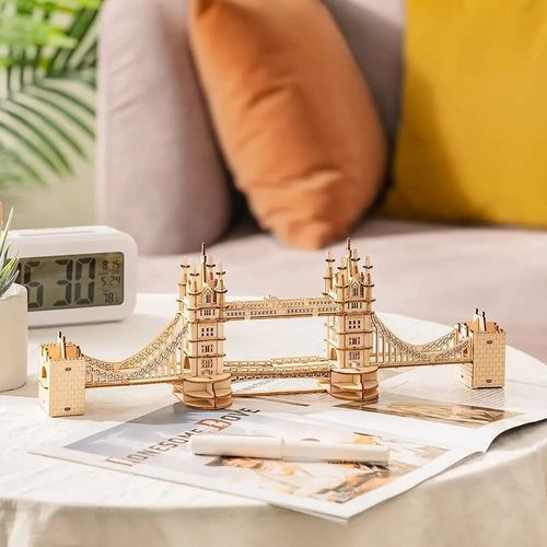 TOWER BRIDGE ROBOTIME DREWNIANY MODEL PUZZLE 3D na Arena.pl