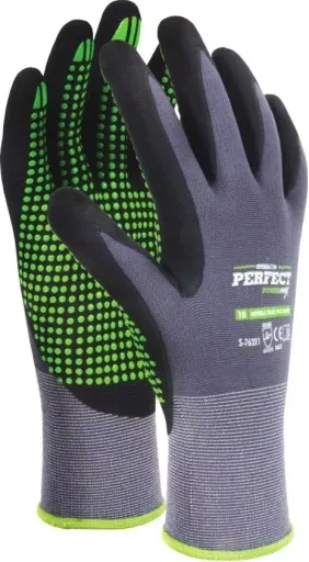 STALCO RĘKAWICE NITRILE FLEX DOTS rozm. 8 / 12PAR zdjęcie 2