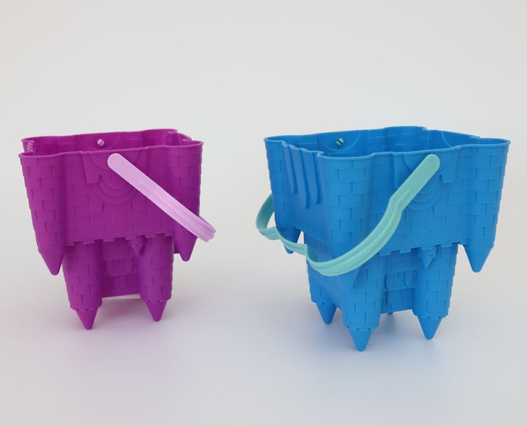 wiaderko do piaskownicy Zamek - niebieski zdjęcie 7