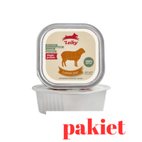 6 x Czysta jagnięcina dla psa 300g | lekkostrawna karma monobiałkowa Leiky
