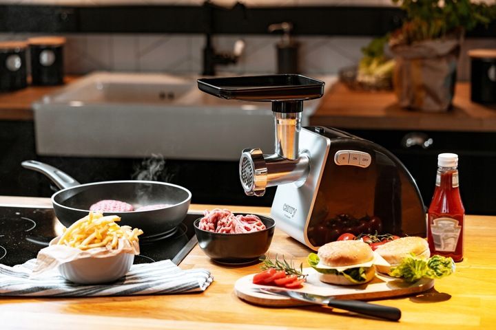 PROFESJONALNA MASZYNKA PREMIUM DO MIELENIA MIĘSA KIEŁBASY PRO ZESTAW XXXXL zdjęcie 7