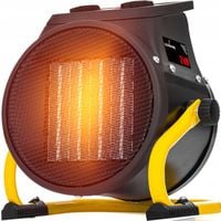 NAGRZEWNICA ELEKTRYCZNA DMUCHAWA FARELKA 2000W GRZEJNIK TERMOSTAT MALAGA