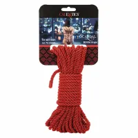 calexotics scandal rope 10 m - czerwona lina bawełniano-poliestrowa
