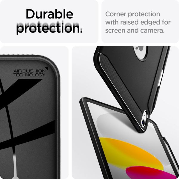 spigen rugged armor ipad 10.9 2022 matte black zdjęcie 13
