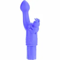 calexotics kiss silicone bunny violet - wibrator silikonowy