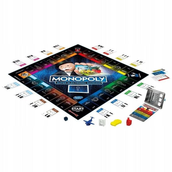 HASBRO Gra Monopoly Super Electronic Banking PL zdjęcie 6