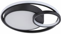 Plafon Kamilla 67237-36 pierścienie LED 36W czarne białe