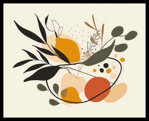 Plakat 50x40cm Botaniczny Wir na Arena.pl