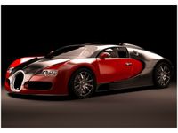OBRAZ DRUK CZERWONE BUGATTI VEYRON
