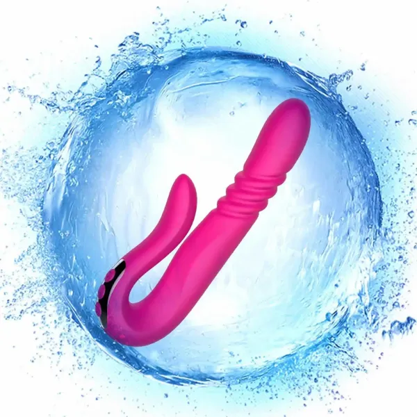 Deluxe Twirling Vibrating Thruster RED zdjęcie 5