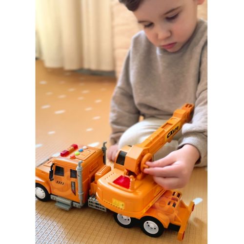 WOOPIE Interaktywny Dźwig z Ruchomym Hakiem Ciężarówka 1:14 na Arena.pl