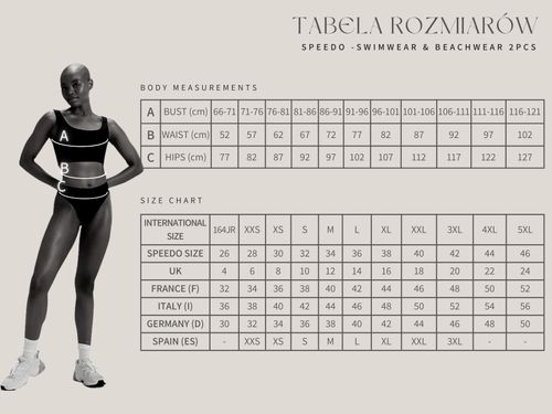 Strój kąpielowy dwuczęściowy damski Speedo Tankini Hyperboom rozmiar D36 na Arena.pl