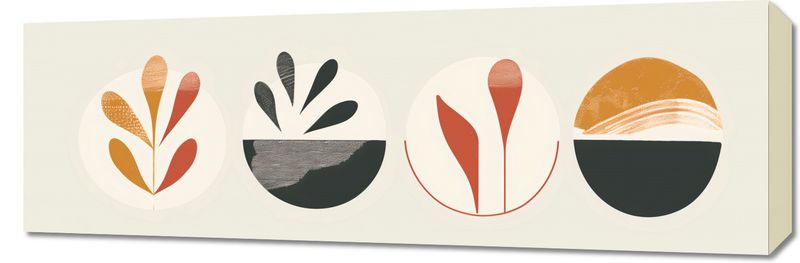 Obraz 90x30cm Cztery Okrąglaki zdjęcie 1