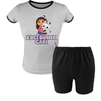 Krótka Piżama dziecięca - Koci Domek Gabi