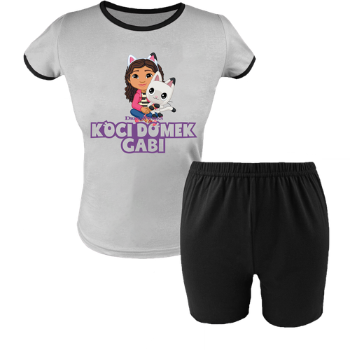Krótka Piżama dziecięca - Koci Domek Gabi na Arena.pl