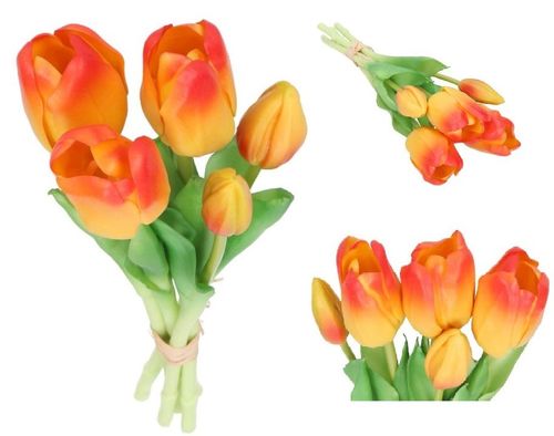 TULIPANY BUKIET TULIPANÓW GUMOWE GUMOWANE JAK ŻYWE na Arena.pl