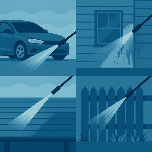 Samossąca myjka ciśnieniowa Riwall REPW 130M 230 barEW aluminiowa na Arena.pl