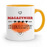 Kubek Żółty Dla Magazyniera Idealny Prezent Z Nadrukiem Ze Zdjęciem