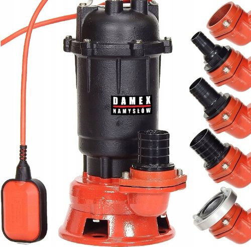 POMPA P3000+ DO WODY BRUDNEJ CZYSTEJ SZAMBA ROZDRABNIACZ 100%MIEDŹ ŻELIWNA na Arena.pl