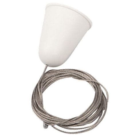 Linkowe zawiesie bez uchwytu do szyn DOBAC MHT1-P50-WH TRACK Maxlight regulowane 5m białe zdjęcie 1